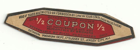 Octagon soap coupons