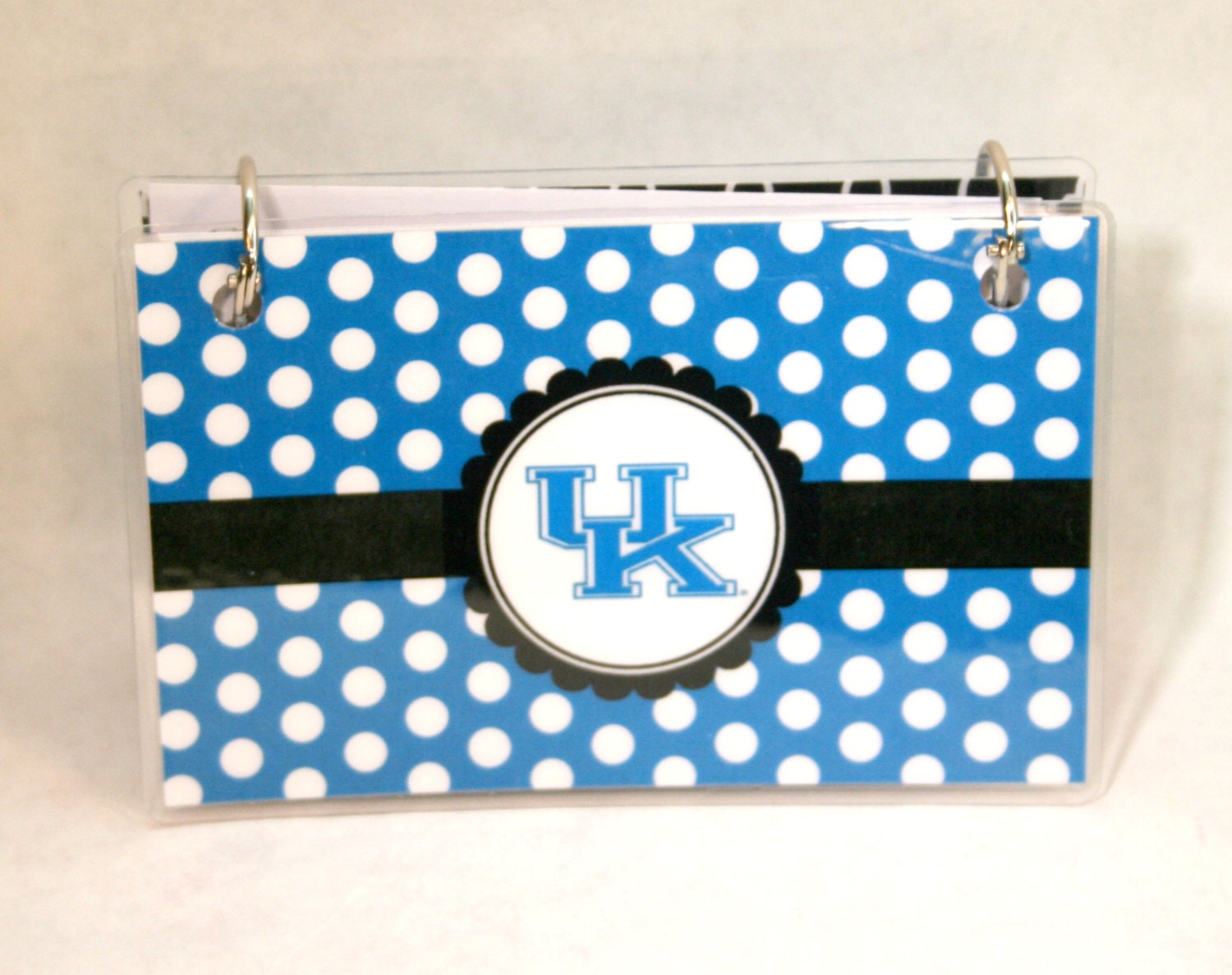 Index Card Binder 3 x 5 Index Card Holder Personalized