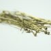 60 PCS bronze ball headpins theBeadtriss READY to SHIP jewelry supplies