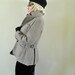 Womens Blazer 70s Jacket Nubby Tweedy Understated Details