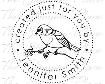 Personalized Custom Stamp - Song Bird Created just for you by - PK212