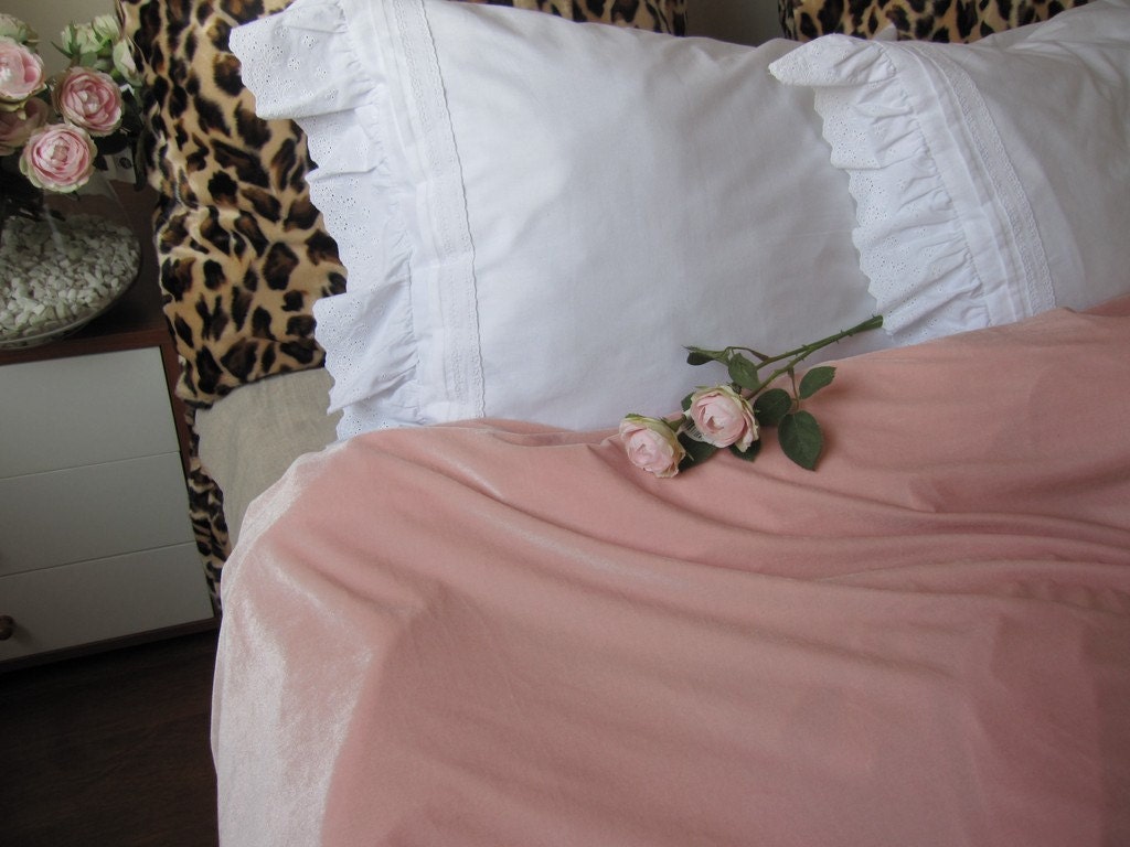 Soft pale pink velvet duvet cover queen king 2016 Velvet