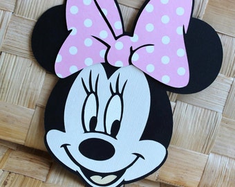 Handmade Minnie Mouse Invitations - For Birthdays, Baby Showers