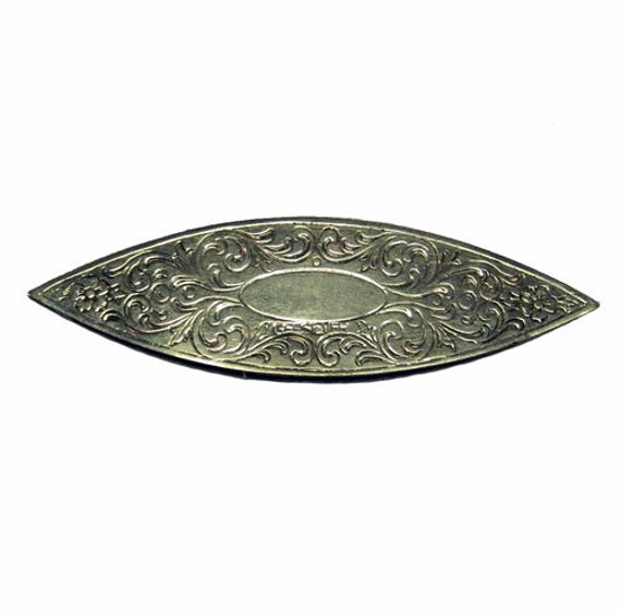 Antique Nickel Silver Tatting Shuttle