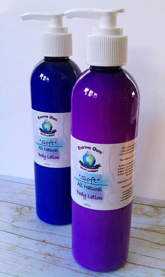 4 oz SOFT All Natural Body Lotion. Vegan Gluten Free Paraben