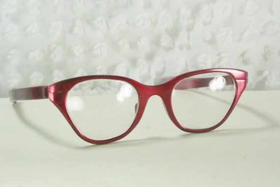 Vintage Tura 50s Cat Eye 1950's Metal Eyeglasses by DIAeyewear