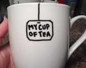 My Cup Of Tea Mug // Hand Painted