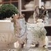 Vintage Shabby Country French Sheep Statue