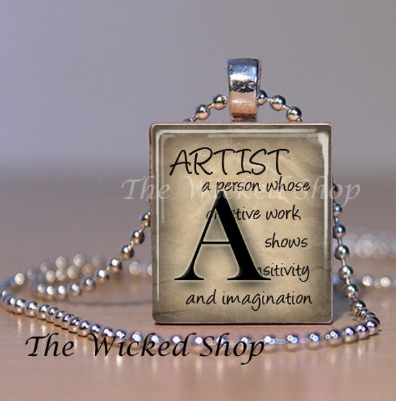 Scrabble Tile Jewelry Scrabble Tile Pendant Necklace