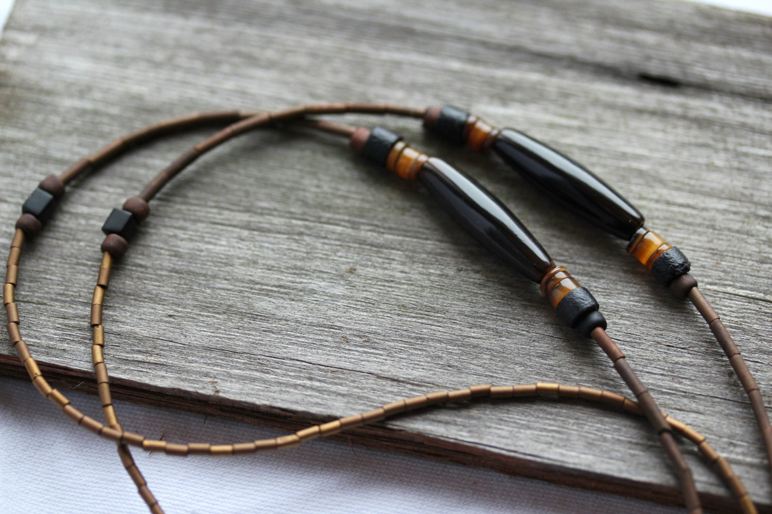 Mens Eyeglass Chain Black Horn Eyeglass Chain Mens Eyewear