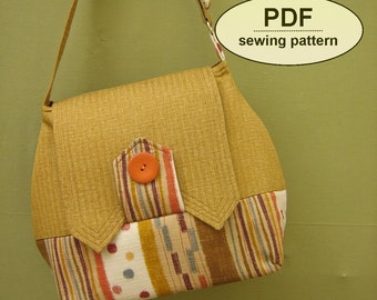 Sewing pattern to make the Melford Messenger Bag PDF email