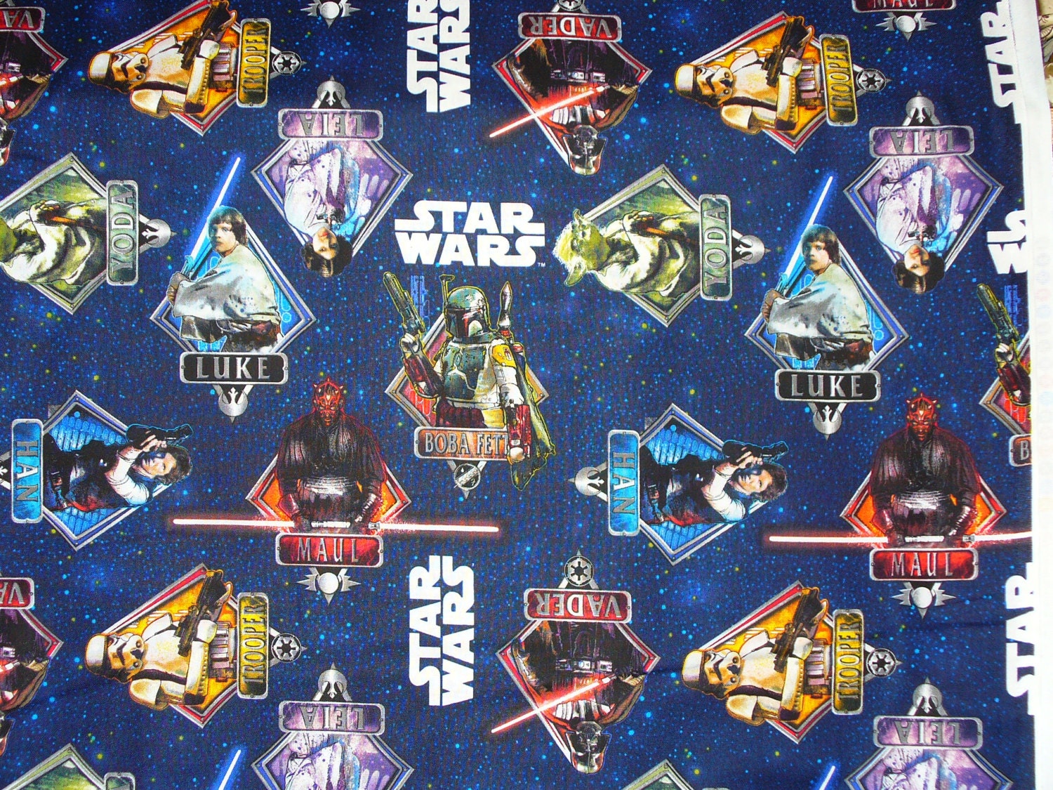 Star Wars Characters Fabric / Logo / Last Yard