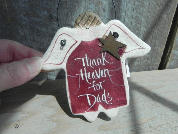 Dad / Father Salt Dough Ornament / by cookiedoughcreations on Etsy