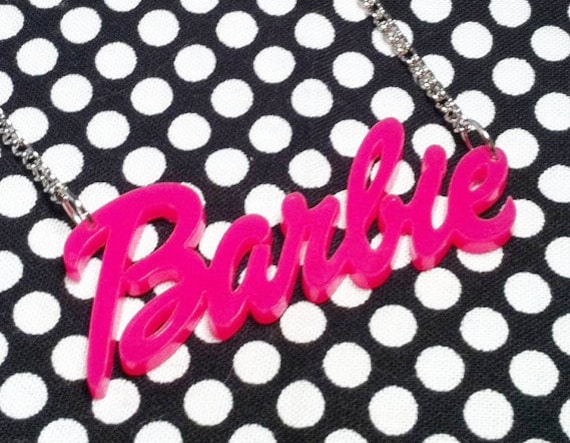 etsy barbie necklace