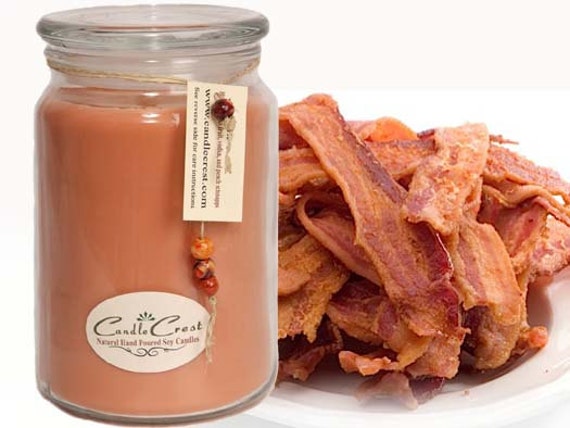 Bacon Scented Soy Candles Hickory Smoked Bacon Candles