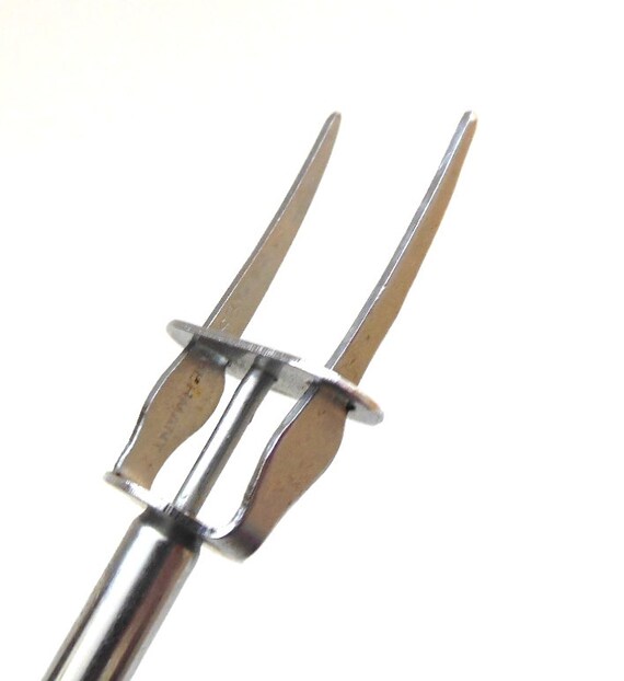 Olive Fork Stainless Pickle Ejector Button Made in West