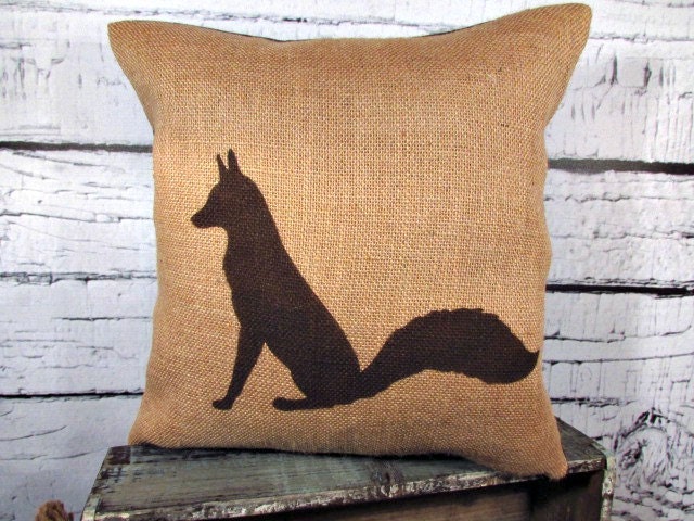 plow and hearth fox pillow