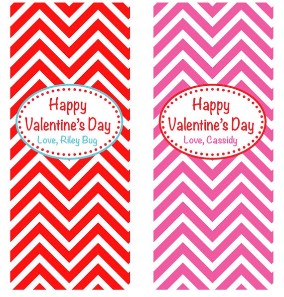 DIY mini candy bar wrappers