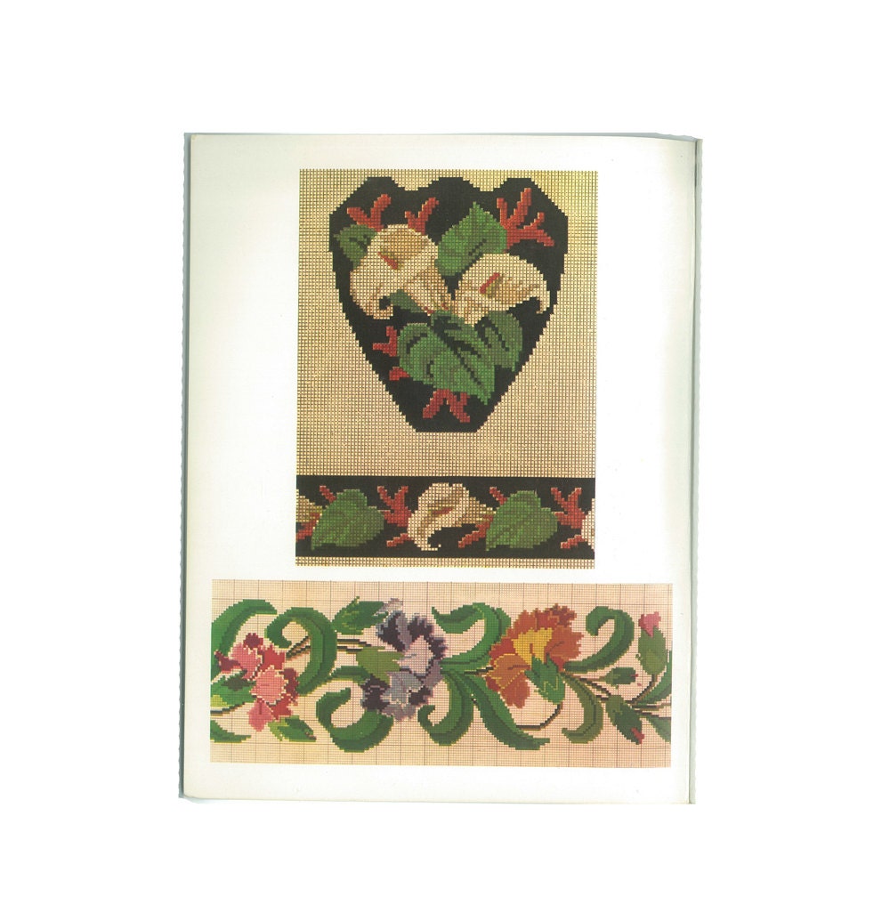Victorian Needlepoint Designs Dover Publication from on