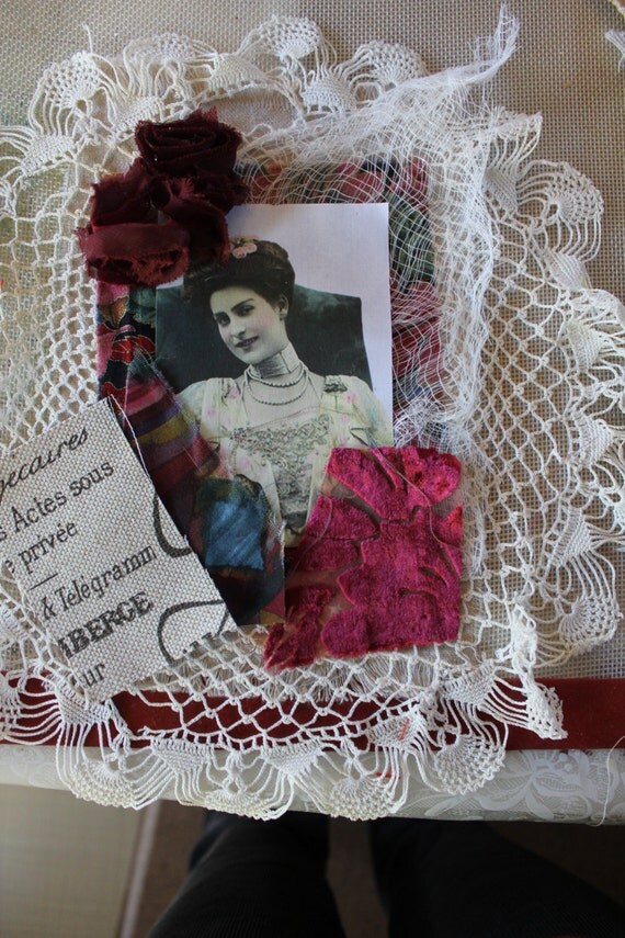 Lace fabric page kit