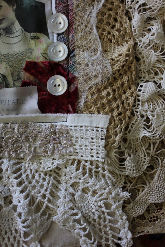 Lace fabric page kit