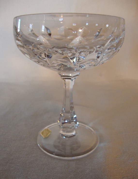 Echt Bleikristall crystal compote heavy leaded glass West