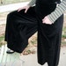 Vintage Black Cotton Velveteen Ladies Slacks "Elephant Bell Bottoms" NWT Vintage size 16 Only 10 USD