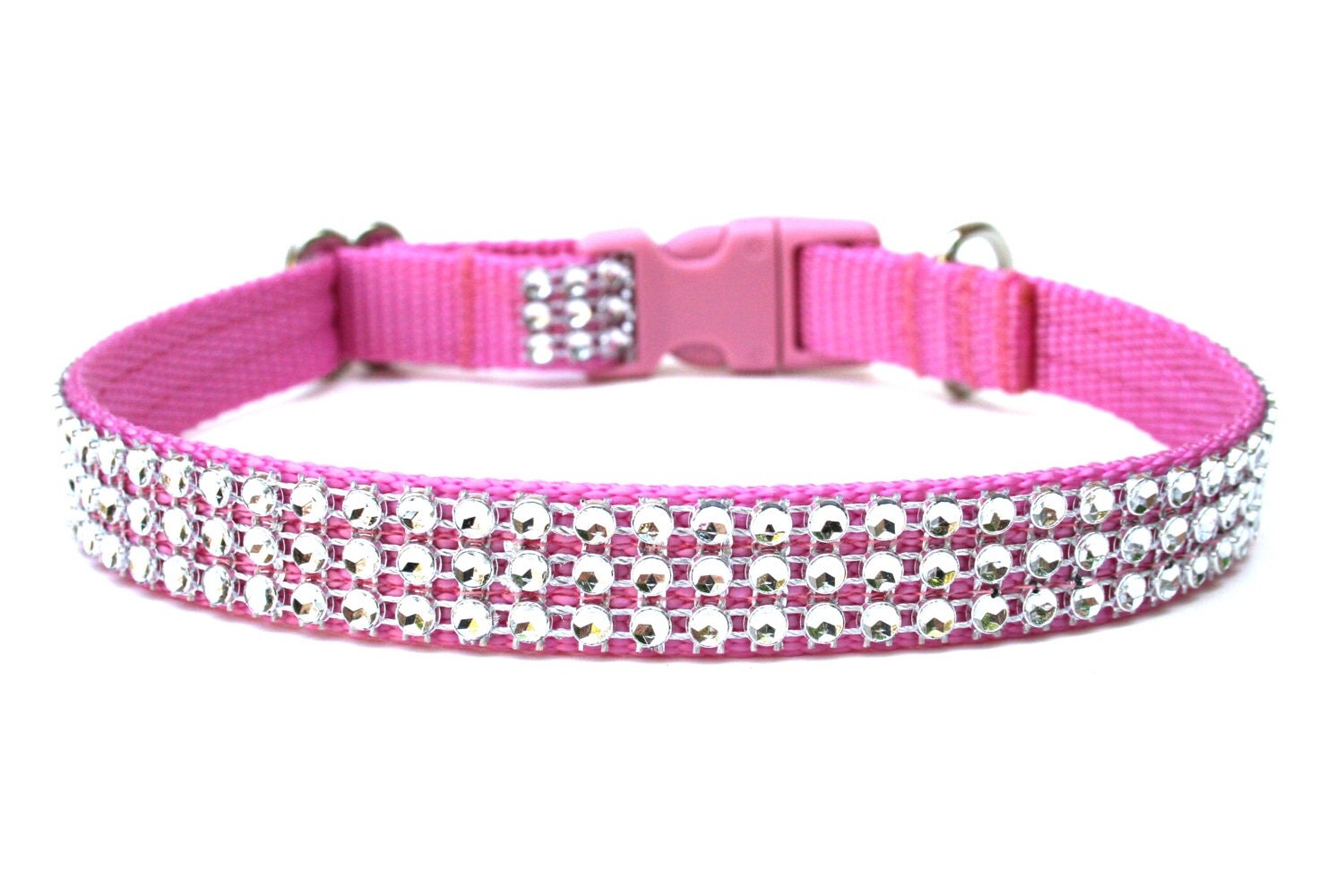 Rhinestone Dog Collar 5/8 Small Dog Collar