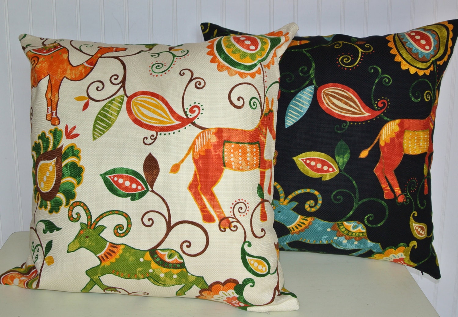 Animal Print Pillow Cover 18x18 or 20x20 by CodyandCooperDesigns