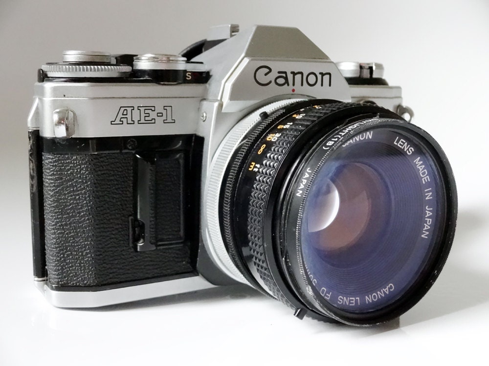 SALE Classic Canon  AE 1 35mm  Slr Film Camera  Body Canon  50mm