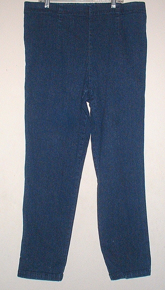 white stag pull on jeans