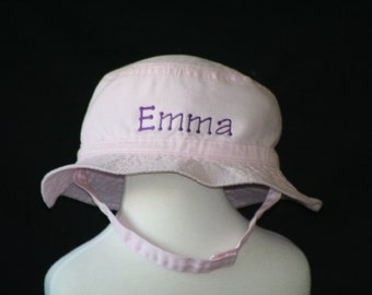 Personalized Infant & Toddler Bucket Hat with Chinstrap