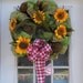 Sunflower Summer Deco Mesh Wreath