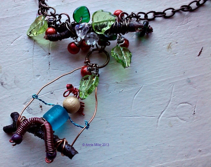Apple Orchard Swinging Necklace