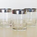 Three Large Dorothy Thorpe Glasses, Mad Men Style