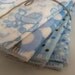 Set of 8 reusable cloth diaper baby wipes / washcloths
