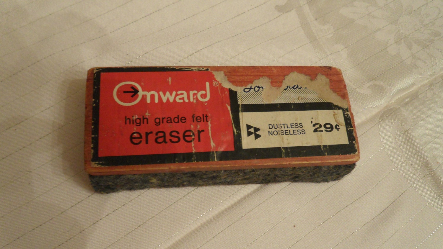 Vintage Chalkboard Eraser School House Eraser Old Skool