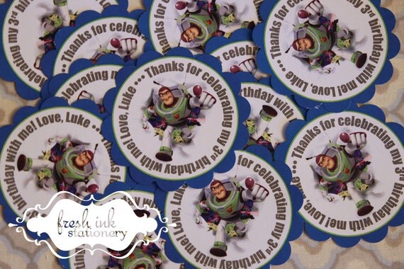 Personalized Buzz Lightyear Stickers