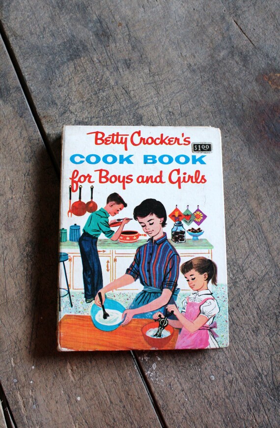 1950s Betty Crocker Vintage Kids Cookbook