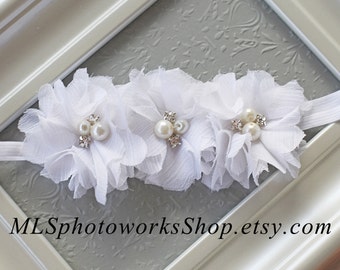 white chiffon hair bow lace headband shabby chic by bebebijoux the purity headband mini satin flower lace baptism white chiffon hair bow lace headband shabby chic by bebebijoux the purity headband mini satin flower lace baptism