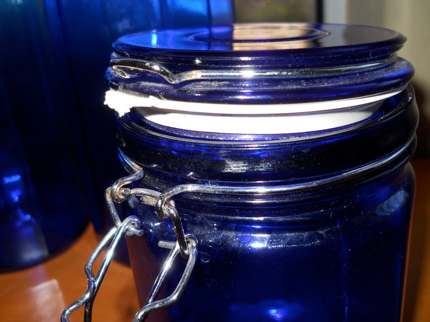 Artland 3 Piece Cobalt Blue Glass Canister Set With M - vrogue.co