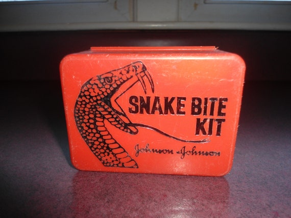 Vintage Johnson & Johnson Snake Bite Kit