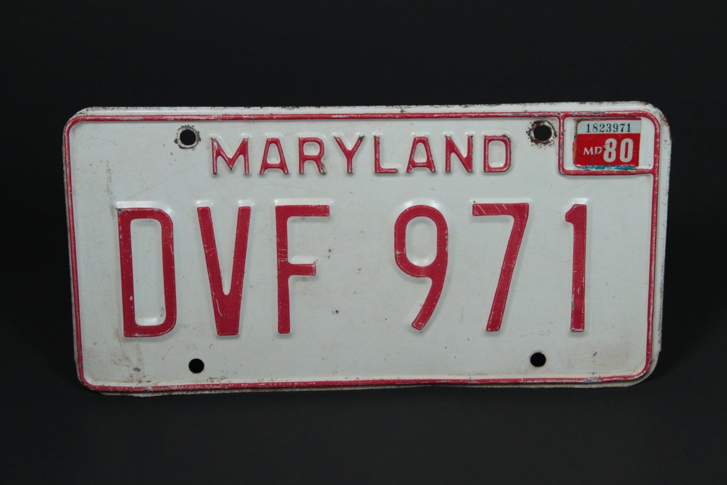 Items similar to Maryland State License Plate (Circa 1970s) on Etsy