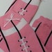 Girl's Pink Football Leg Warmers