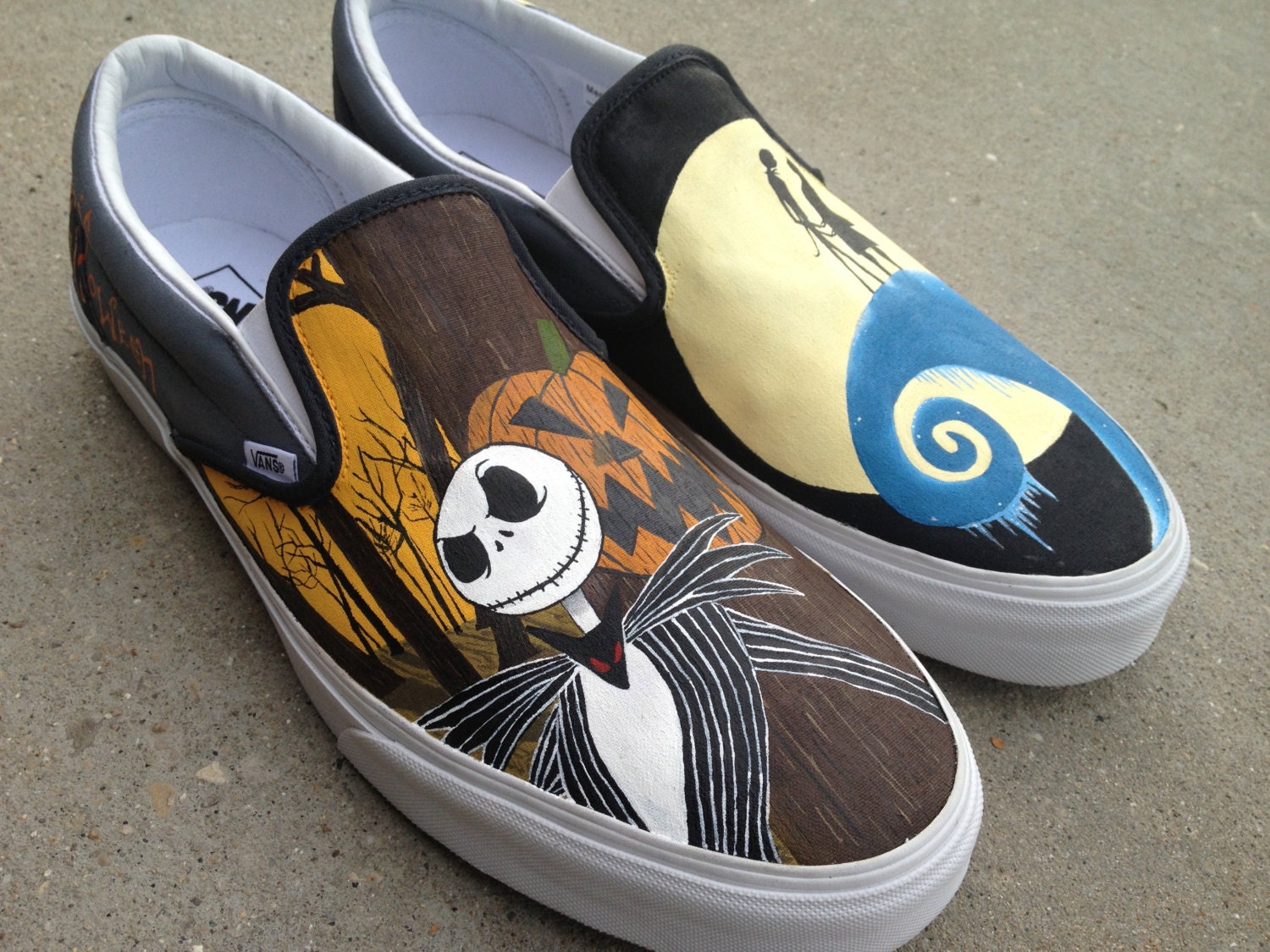 Custom Hand Painted Shoes Nightmare Before Christmas Nightmare Before Christmas Shoes