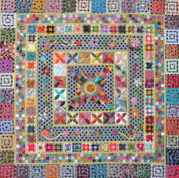 Midnight at the Oasis Quilt Pattern by Jen Kingwell Designs