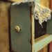SALE - Vintage/Antique Drawer - Box-Chalkboard Shadow Box