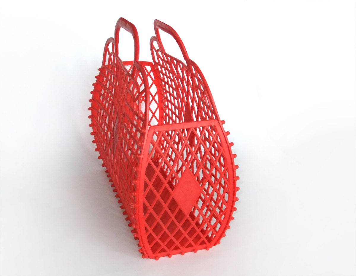 plastic basket bag