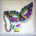 Coaster New Orleans Mardi Gras Half Mask