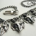 Wolf Statement Necklace, a Pack of Wolves bib necklace, unique jewellery for her